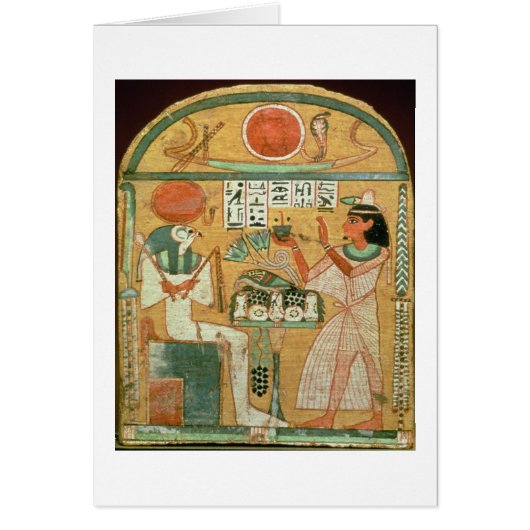 Ofenmut Offering to Osiris, Stele of Ofenmut from Cards (Front)