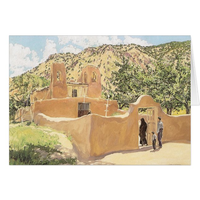 Oferta Para San Esquipula by Walter Ufer Cards (Front Horizontal)