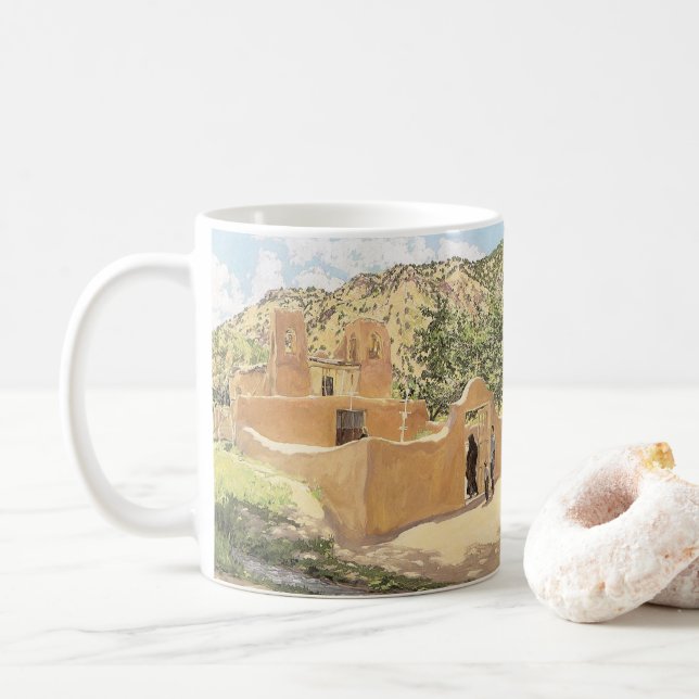 Oferta Para San Esquipula by Walter Ufer Coffee Mug (With Donut)