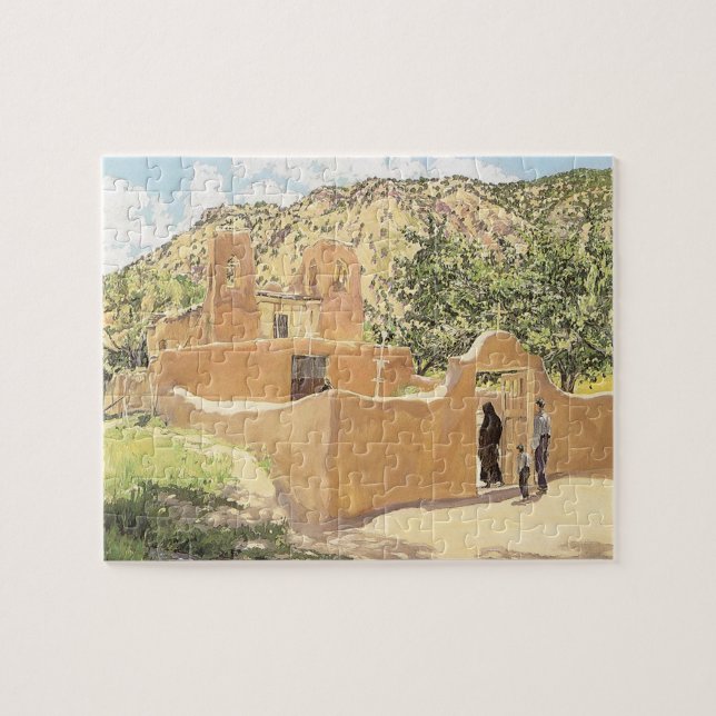 Oferta Para San Esquipula by Walter Ufer Jigsaw Puzzle (Horizontal)