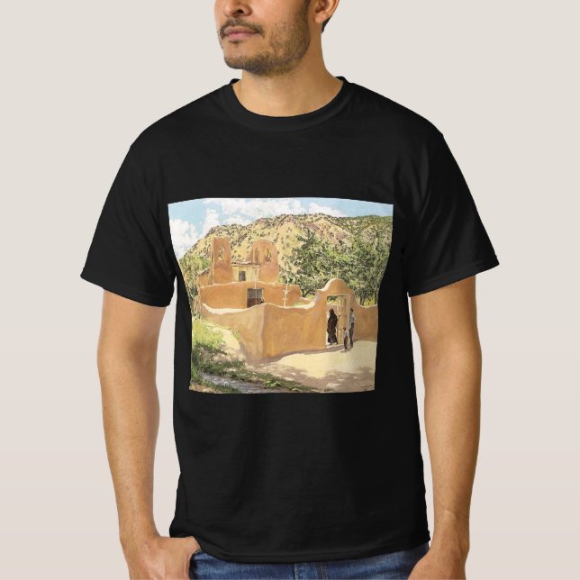 Oferta Para San Esquipula by Walter Ufer T-Shirt (Front)
