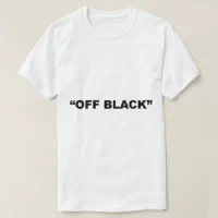 OFF BLACK- Off White - Cool Virgil Abloh Parody T-Shirt