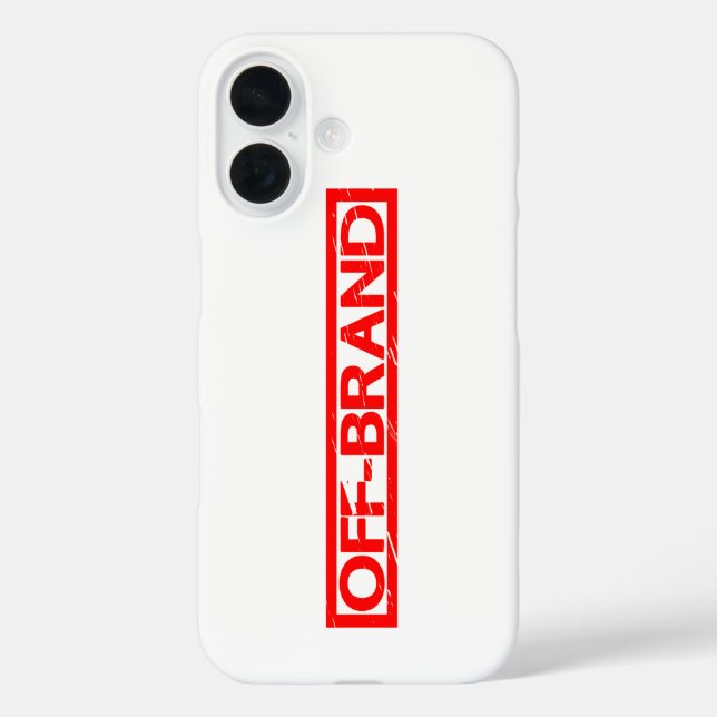 Off-brand Stamp Case-Mate iPhone Case (Back)