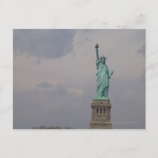 Off Centered Statue of Liberty Postcard