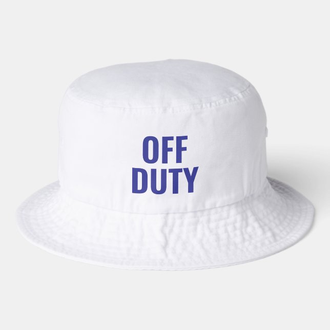 OFF DUTY  BUCKET HAT (Front)