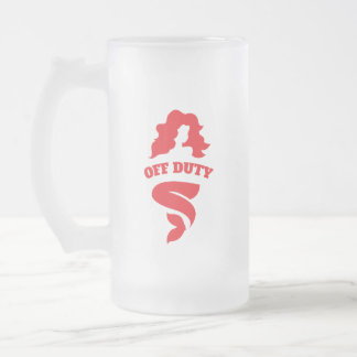 Off Duty Frosted Mug