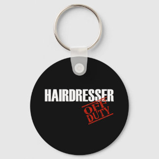 OFF DUTY HAIRDRESSER DARK KEYCHAIN