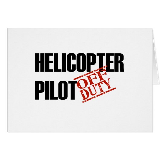OFF DUTY HELICOPTER PILOT LIGHT (Front Horizontal)