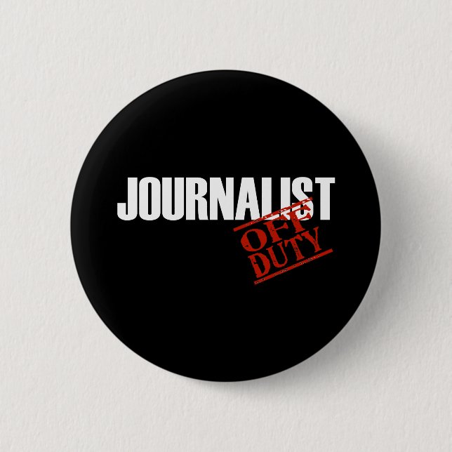 OFF DUTY JOURNALIST DARK BUTTON (Front)