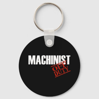 OFF DUTY MACHINIST DARK KEYCHAIN