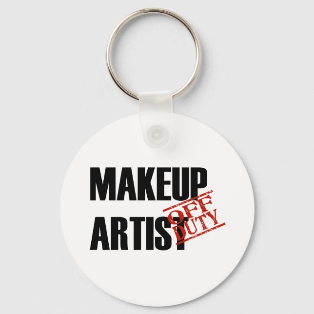 OFF DUTY MAKEUP ARTIST LIGHT KEYCHAIN (Front)