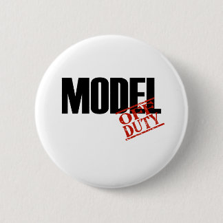 OFF DUTY MODEL LIGHT PINBACK BUTTON