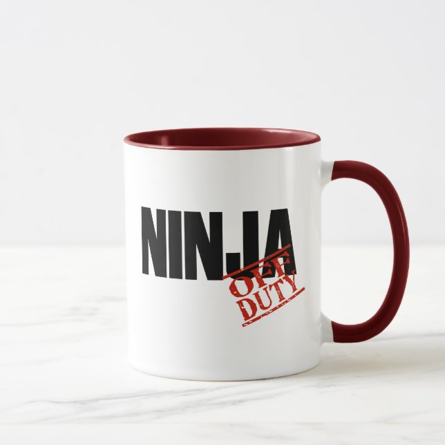 Off Duty Ninja Mug (Right)