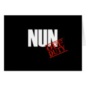 OFF DUTY NUN DARK (Front Horizontal)
