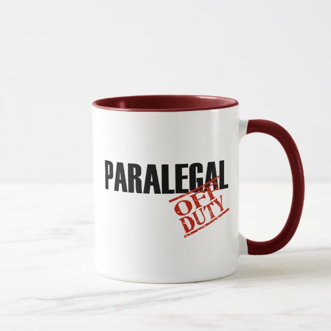 Off Duty Paralegal Mug (Right)