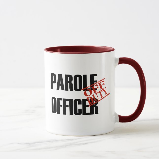 OFF DUTY Parole Officer Mug (Right)