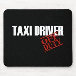 OFF DUTY TAXI DRIVER DARK MOUSE PAD