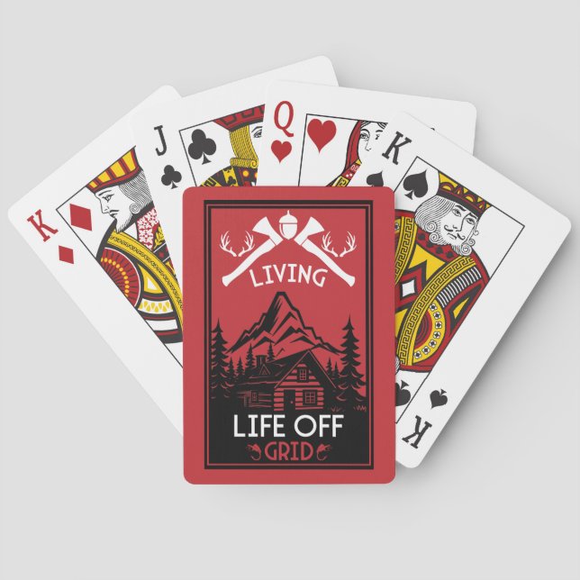 OFF GRID LIFE POKER CARDS (Back)
