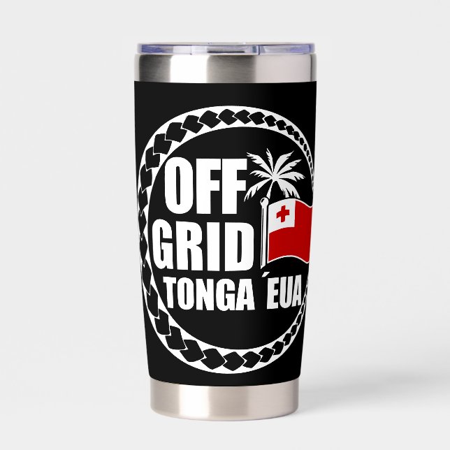 Off Grid Tonga Eua Lifestyle Insulated Tumbler (Front)