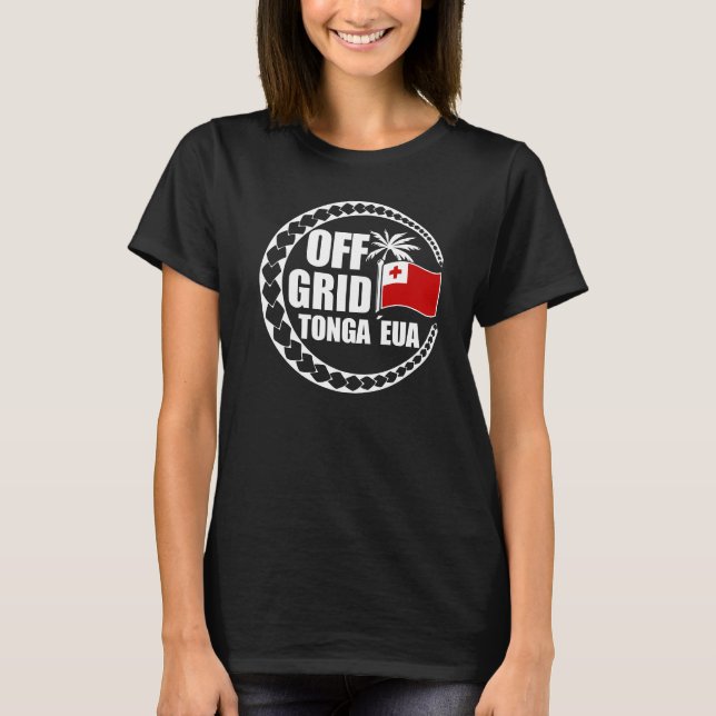Off Grid Tonga Eua Lifestyle T-Shirt (Front)