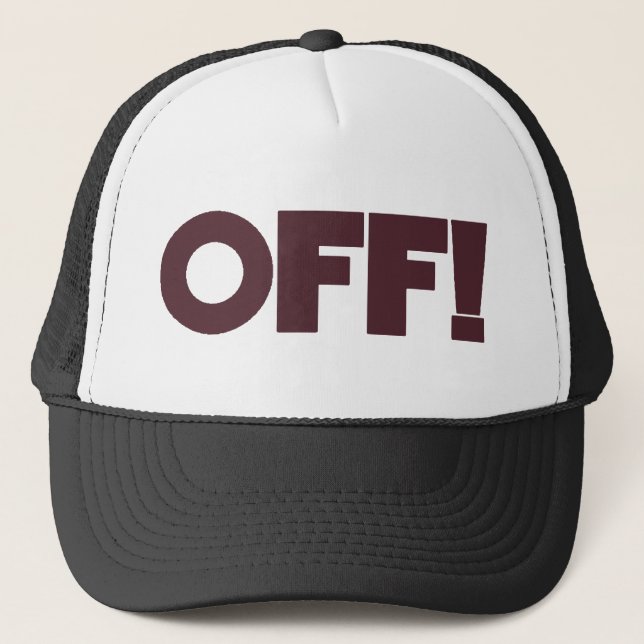 OFF Hat (maroon & black) (Front)