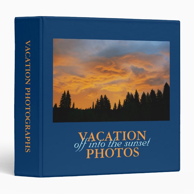 Off Into the Sunset Binder (Front/Spine)