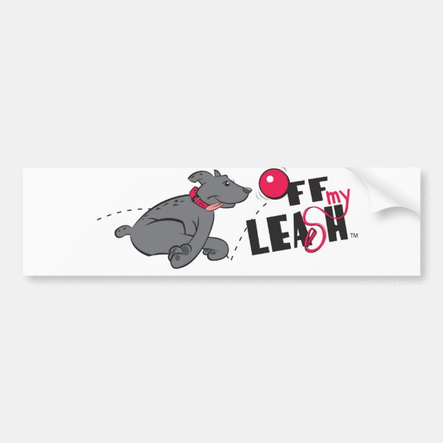 Off My Leash, Bumper Sticker (Front)