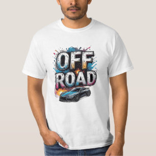 🏁 Off Road Adrenaline Racing Car Graffiti T-Shirt