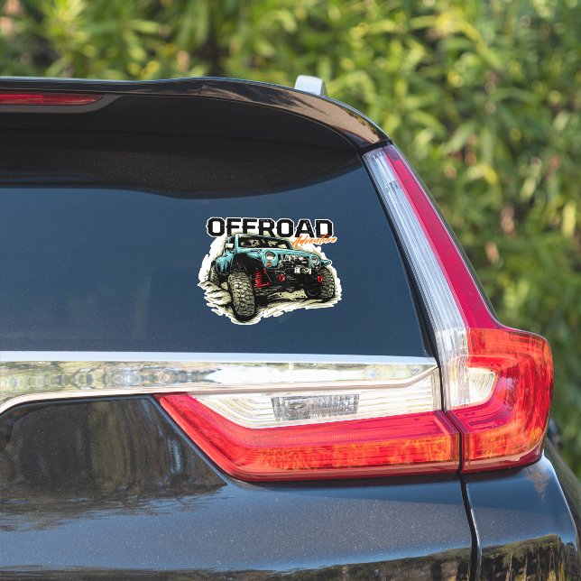 Off-road Adventure 4 X 4 Graphic Rock Crawler Sticker (Car Side)