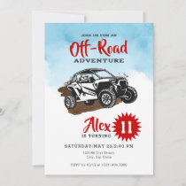 Off Road Adventure ATV Monster Truck Birthday Invitation