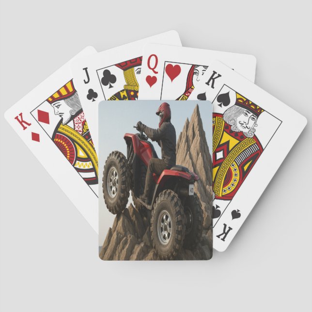 Off-Road ATV Adventure Playing Cards (Back)