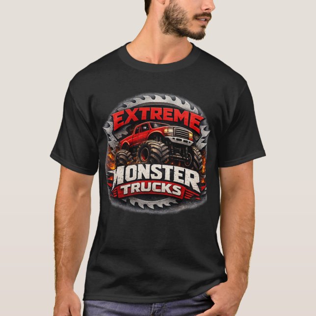 Off-Road Beast Monster Truck T-Shirt (Front)