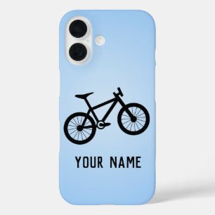 Off Road Biking - a Mountain Bicycle with own Name iPhone 16 Case