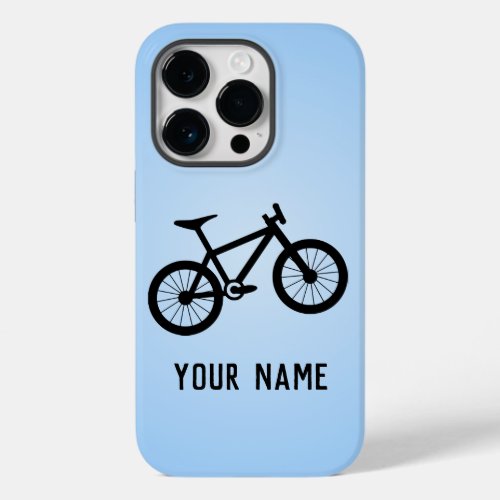 Off Road Biking _ a Mountain Bicycle with own Name Case_Mate iPhone 14 Pro Case