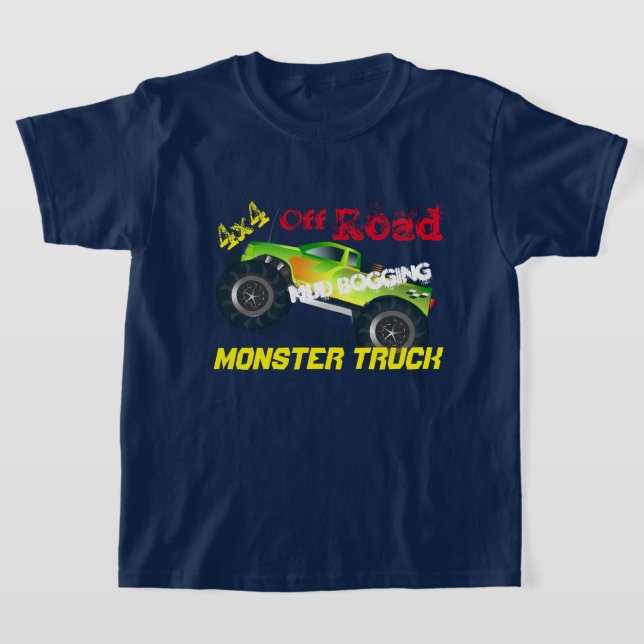 Off road cool Monster truck  T-Shirt (Laydown)