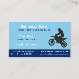 Off-Road Dirt / Trail Bike   Motocross Business Ca Card