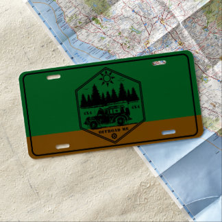 Off-road Me License Plate