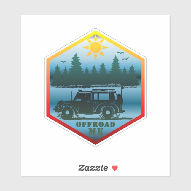 OFF ROAD ME  STICKER (Sheet)