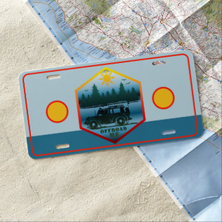 Off-road Me Sun License Plate