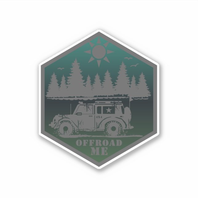 OFF ROAD ME Wilderness GW Sticker (Front)
