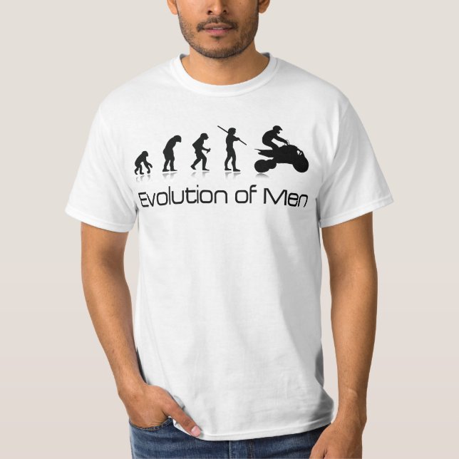 Off-road Mens T-shirt- Evolution of Men Quad T-Shirt (Front)