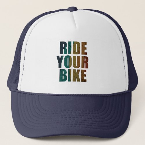 off road mountain bike adventure trucker hat