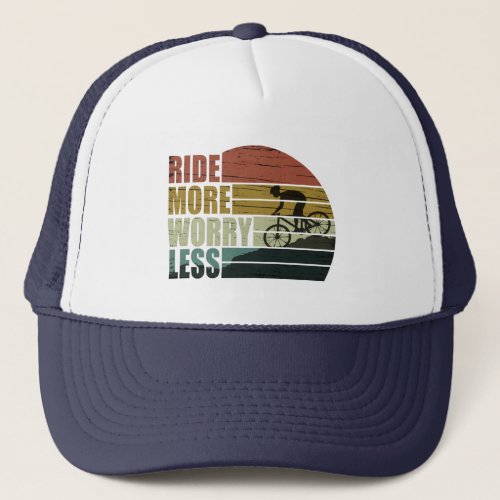 off road mountain bike quote and saying trucker hat