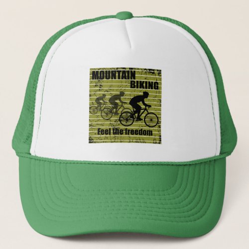off road mountain biking saying quote trucker hat