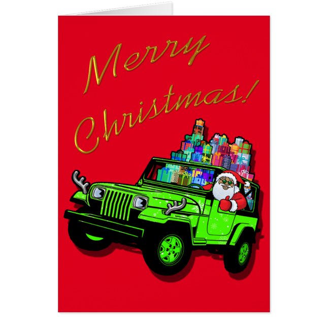 Off Road Santa Cards (Front)