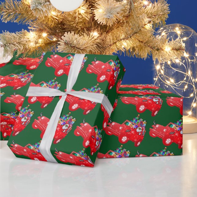 Off Road Santa Wrapping Paper (Holidays)
