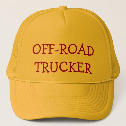 OFF_ROAD TRUCKER HAT
