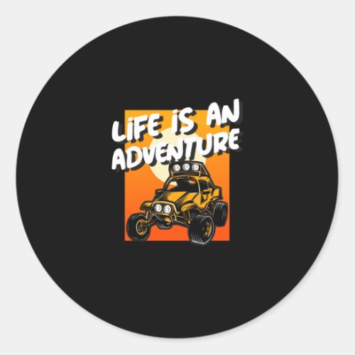 Off Road Vehicle Classic Round Sticker