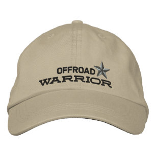 Off Road Warrior Star Embroidered Baseball Cap