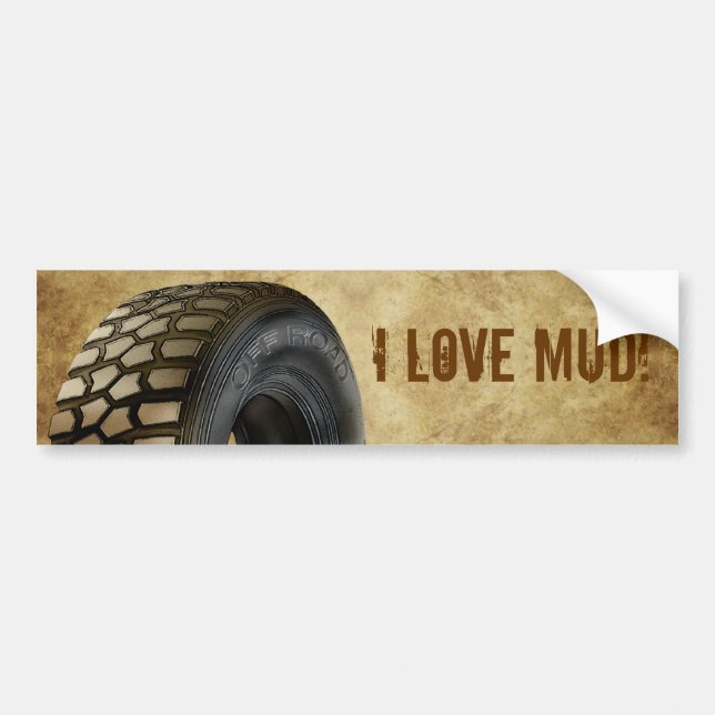 Off Roaders Customizable Bumper Sticker (Front)